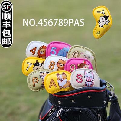 高尔夫球杆套木杆保护套海绵印花