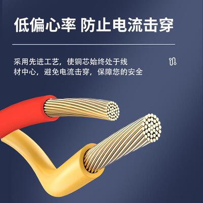 电线花线铜芯消防家装2芯1 1.5 2.5平方LED灯头连接阻燃RVS双绞线