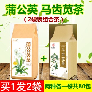 蒲公英马齿苋茶袋泡茶包马齿菜干去祛除泡水喝湿气重吃喝什么