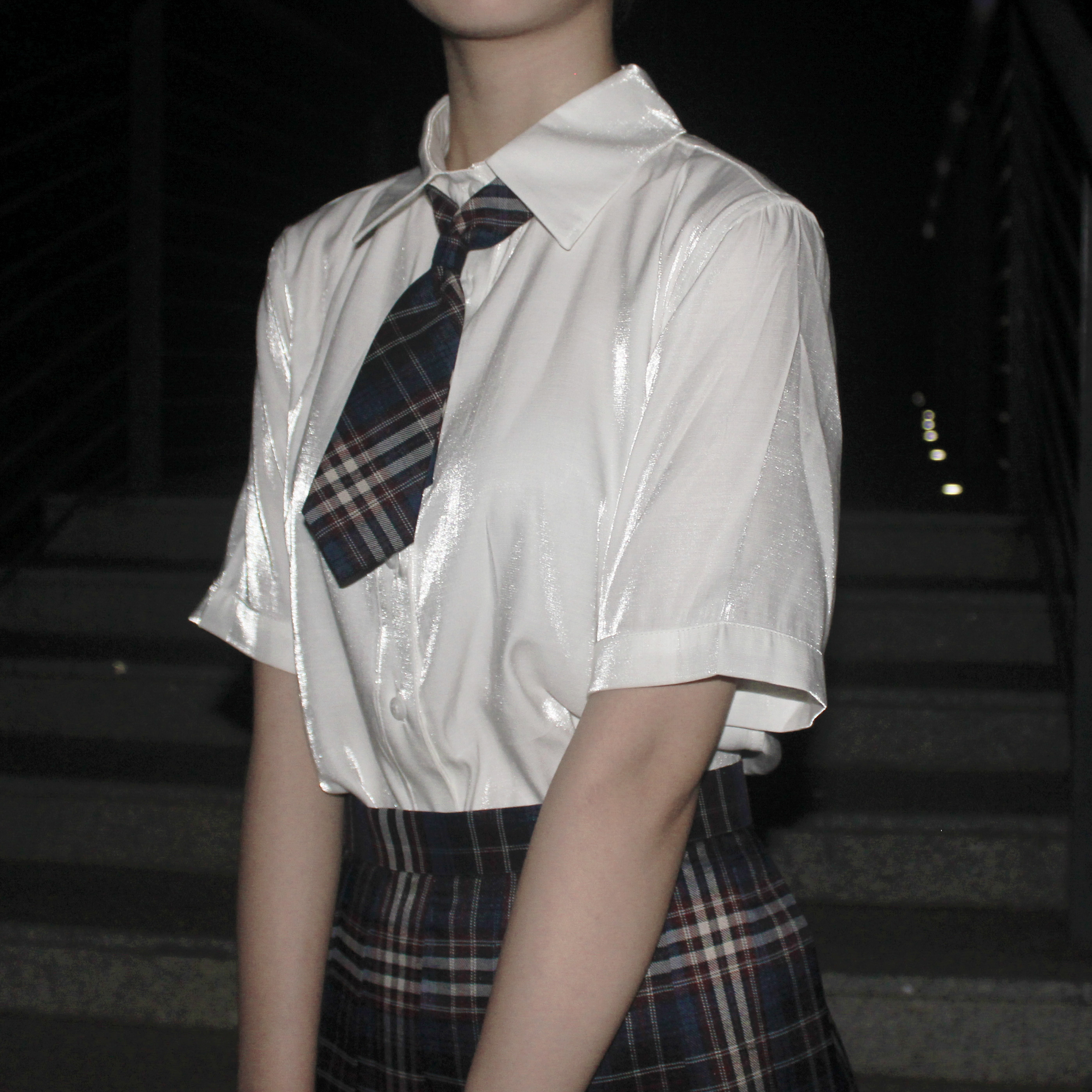 人鱼姬闪光基础款学生少女jk制服