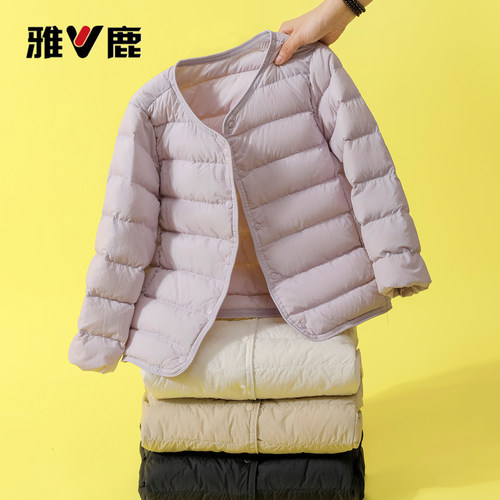 雅鹿新款轻薄儿童羽绒内胆