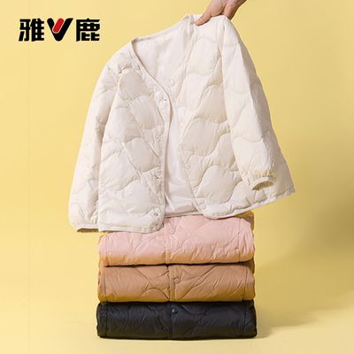 雅鹿儿童轻薄羽绒服内胆