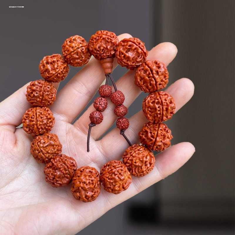文玩小玉米手把件串异形野生盘把玩玛瑙藏式金刚菩提珠手串小玉米