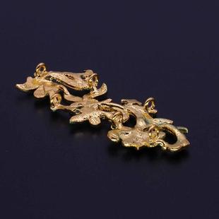 2025景泰蓝滴油烧蓝珐琅彩古风头饰发簪发冠饰品配件兰草挂饰079