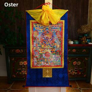 2026欧斯特 西藏镀金烫金文武百尊 愤怒尊 初吾唐卡玄关装饰唐卡