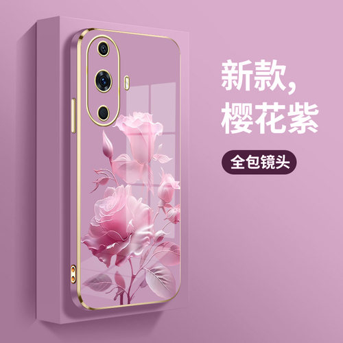 适用华为nova11手机壳huaweinova11ultra超薄防摔华为nova11pro新款直边电镀壳GOA-AL80U时尚FOA-AL00个性女