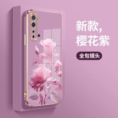 适用OPPOReno3手机壳PDCM00新款直边电镀壳OPPOReno3Pro时尚oppoReno3元气版超薄防摔PCRM00硅胶创意女个性潮
