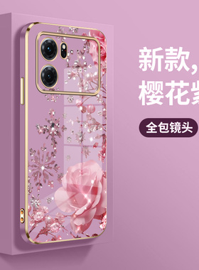 适用OPPOK10手机壳PGJM10新款电镀软壳PGIM10防摔PGGM10男女OPPOK10X全包OPPOK10Pro创意奢华可爱网红简约男