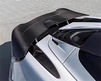 适用17-19迈凯伦McLaren720S改装V款碳纤维压尾翼后扰流板小包围