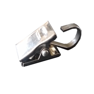 窗帘挂钩夹子扣配件小夹子窗帘环圈不锈钢铁环扣环挂钩成品窗帘扣