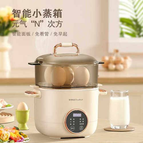 荣事达多功能早餐机 内胆1升 蒸煮煲汤火锅煮面煮饭功能 RS-KG06A