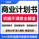商业计划书撰写代做可行性研究报告项目立项创业融资方案策划PPT