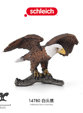思乐Schleich 白头鹰14780美洲海雕大型猛禽正品仿真动物模型玩具