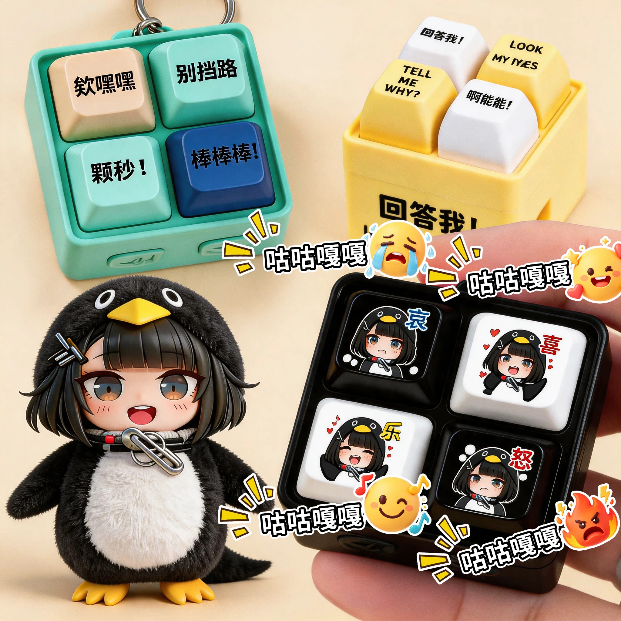 【咕咕嘎嘎】解压发声按键图片