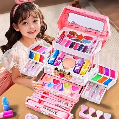 小女孩化妆品可水洗彩妆套装