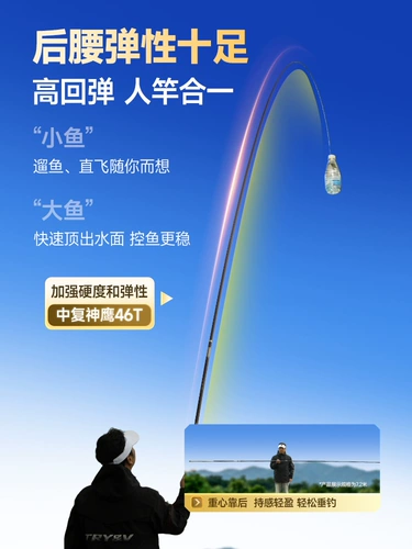 Chuangwei 5H Extraordinary Master удочка второго поколения, ручная удочка, сверхлегкая, сверхтвердая удочка, чрезвычайно легкая, маленькая, комплексная удочка, удочка для карася