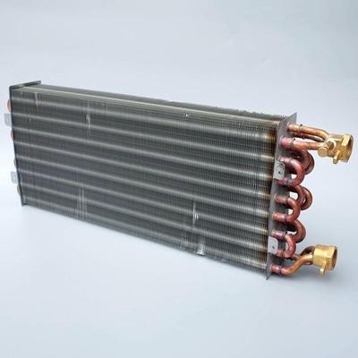 风机盘管散热器水空调表冷器中央空调换热芯铜管铝箔翅片冷凝器
