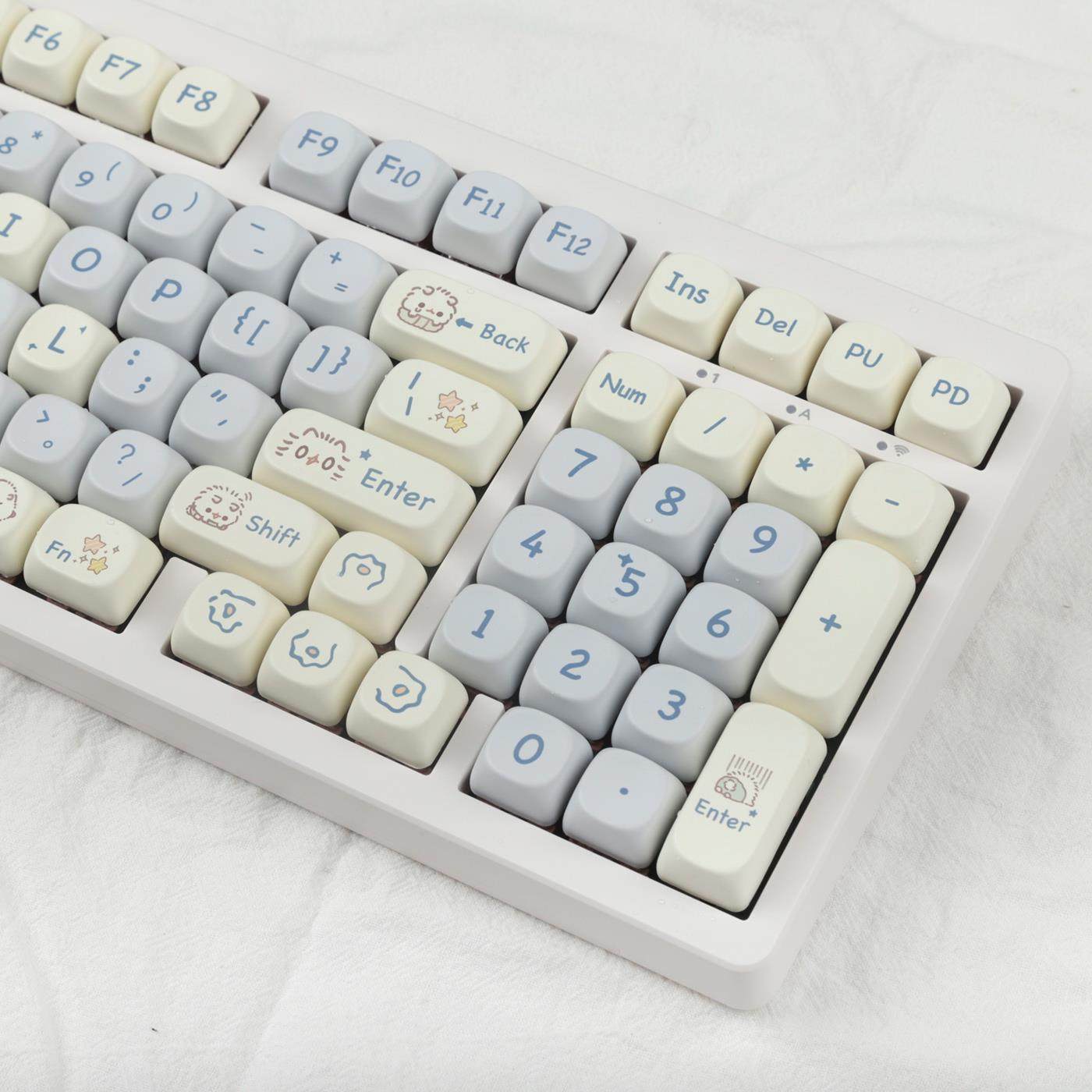 98客制化机械键盘套件101键三模无线gasket结构厚润麻将音静音轴