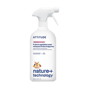 ATTITUDE果蔬清洁剂800毫升去农药残留蜡水果蔬菜清洗剂植物提取