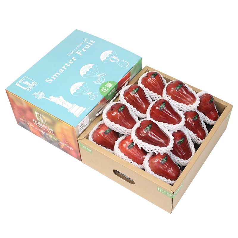 顺丰包邮泰国黑珍珠莲雾3斤炮弹金刚莲雾新鲜水果孕妇大果礼盒装