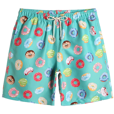 GELLA亲子沙滩裤可下水海边度假男士短裤休闲薄款印花外穿薄款