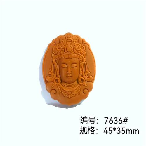7636佛头模具硅胶模具