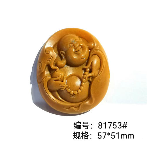 新款单面弥勒佛香牌模具手工制香