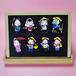 惠安女冰箱贴泉州厦门特色原创伴手礼文创纪念品伴手礼冰箱磁贴