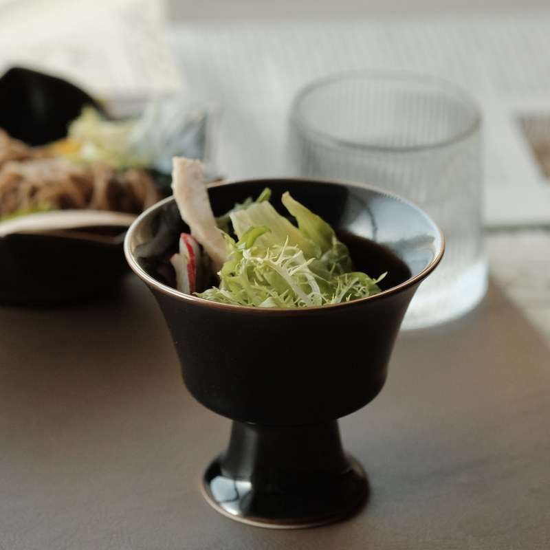 川泽烧 景德镇高颜值陶瓷甜品碗高脚杯冰淇淋雪糕奶昔布丁慕斯杯