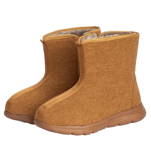 缎梵保暖加绒僧鞋冬季棉鞋男女款北方加厚防滑和尚鞋尼姑鞋雪地靴