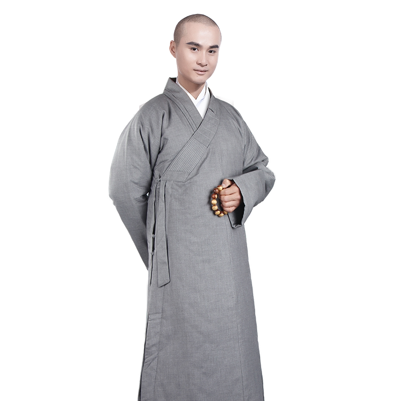 缎梵僧服装男女款僧衣短套加棉
