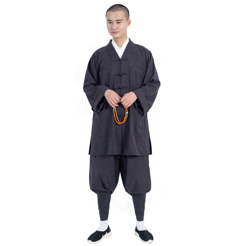 缎梵僧服短褂春秋款和尚衣服