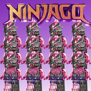 第三方乐积木高幻影忍者16季复仇石武士水晶小兵兵团人仔男孩玩具