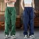 潮流百搭阔腿裤 男士 日系纯色速干运动休闲裤 工装 春夏季 直筒裤 新款