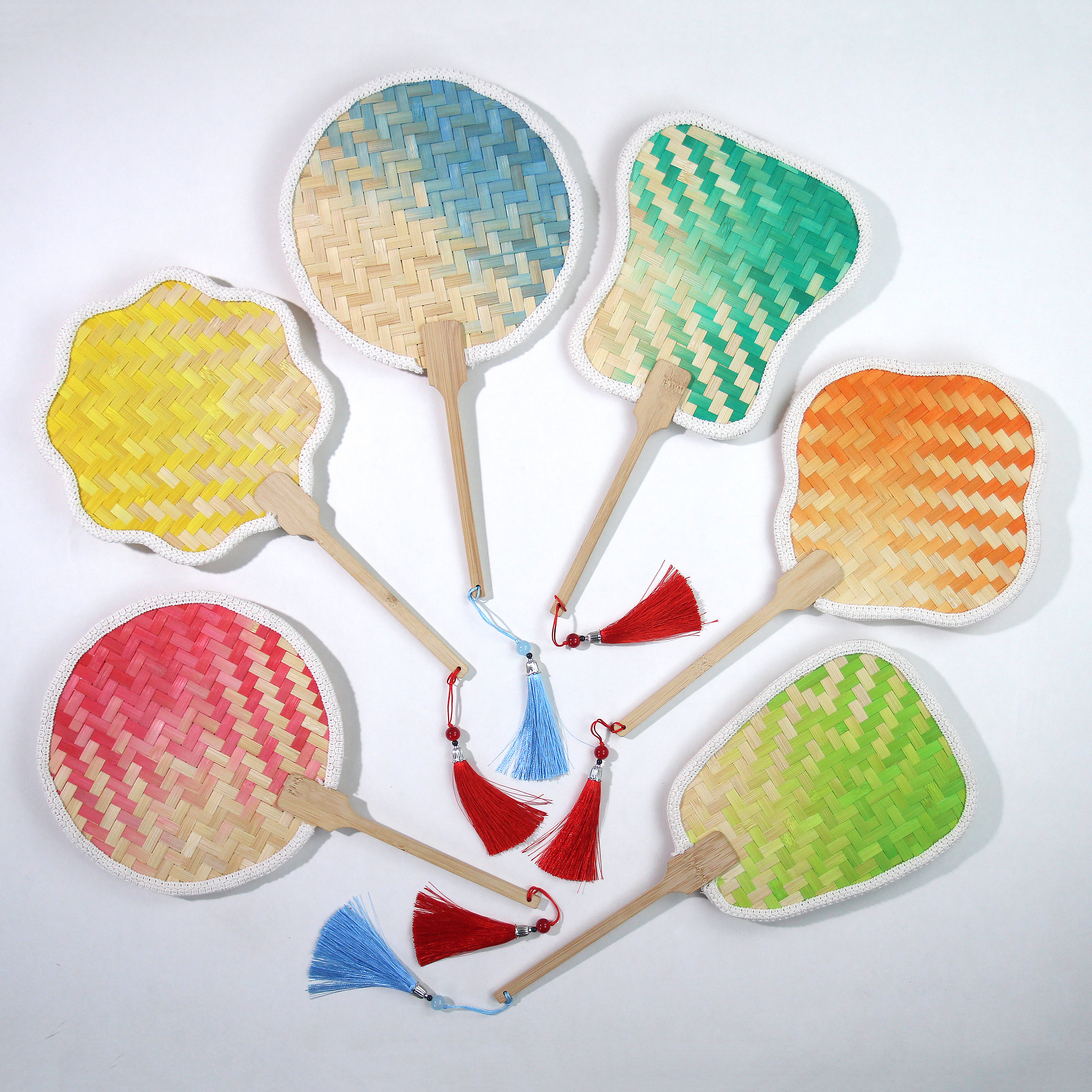 彩色竹编条竹片竹条竹编扇子材料竹篾diy编织工具包儿童制作蒲扇,玩具/童车/益智/积木/模型,手工创意粘贴类,淘宝优惠券,粉丝福利购,淘宝优惠卷
