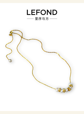 小众巴洛克珍珠锆石优雅项链女
