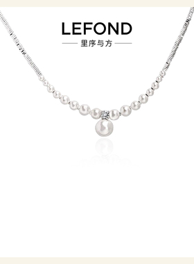 轻奢时尚百搭仿珍珠锁骨链女款