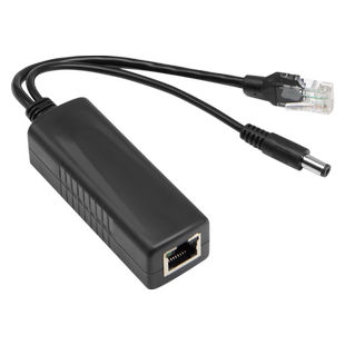 监控poe供电分离器国标转换器48V转DC12V转接头转换头千兆转接合路器合成器防水一分二