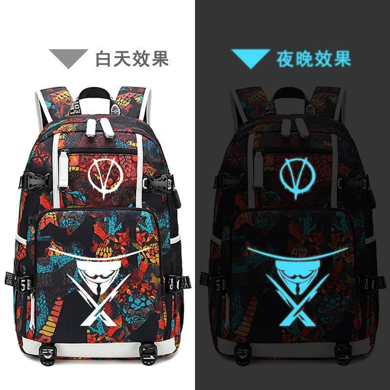 2024新品V字仇杀队书包双