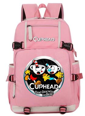 2025STEAM游戏周边Cuphead茶杯头背包双肩包男女初高中学生书包电