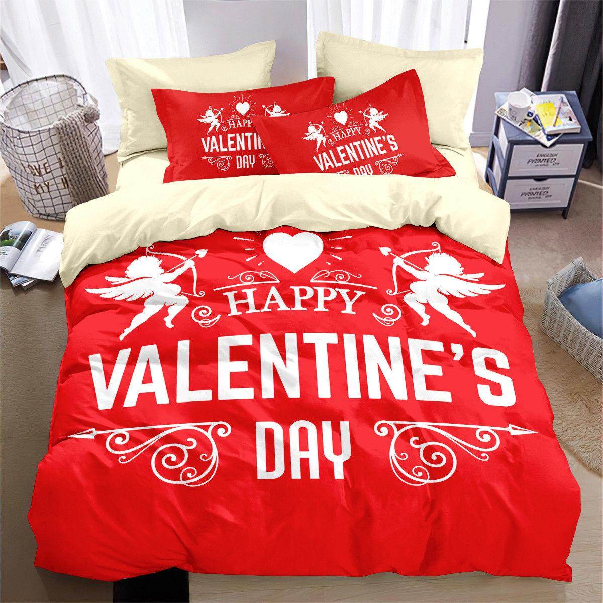 2024100%纯棉新婚情侣四件套斜纹2024婚房被套全棉双人大红色