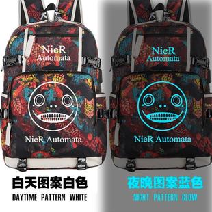 2025尼尔机械纪元 书包2B姐机械部队青少年动漫学生卡通夜光双肩包