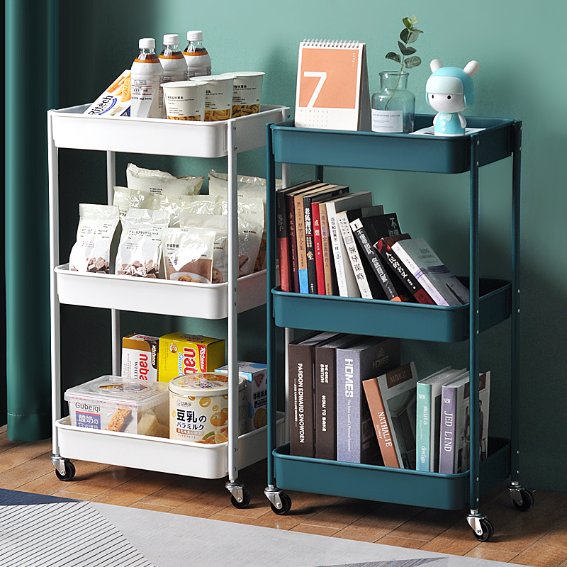 小推车置物架零食蔬菜水果收纳