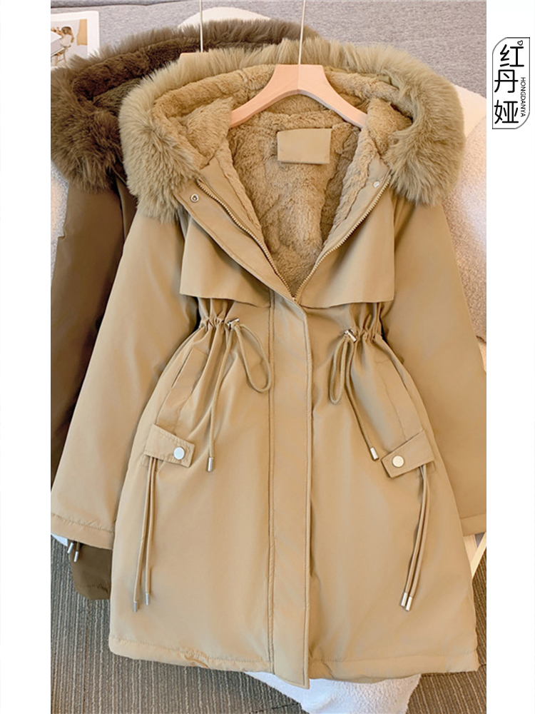 冬天独特超好看棉衣棉服女秋冬季大码加绒加厚派克服外套2025新款