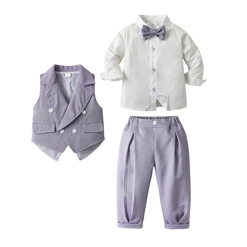 童装批发春秋小西装宝宝衣服儿童