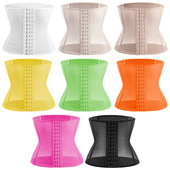 收腹带美体镂空透气紧身束腹运动束腰带女产后减肚护腰塑身衣腰封