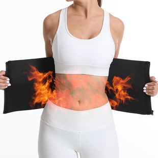 腰部训练器女人减肥塑身衣腹部减少腰带塑形器造型腰带紧身拉链胸