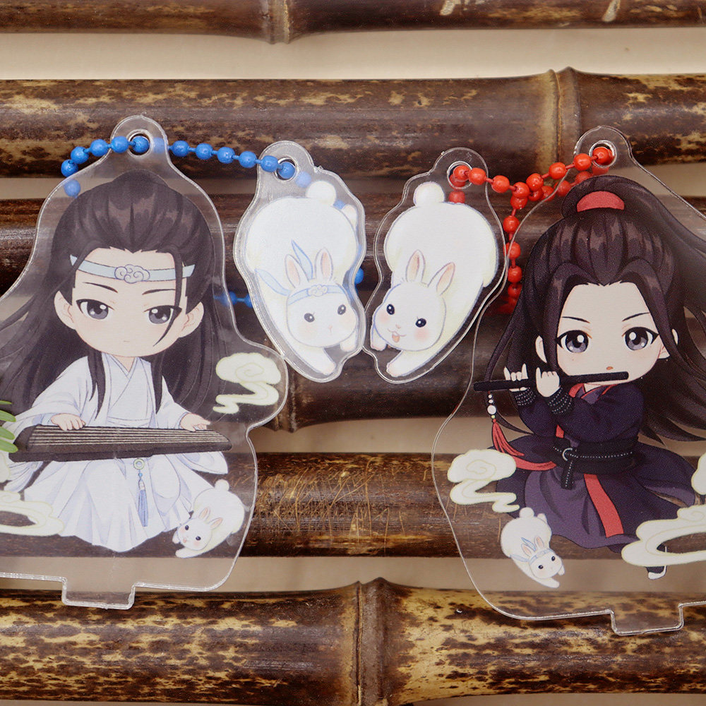 【陈情令旗舰店】周边diy钥匙扣挂件立牌魏无羡蓝忘机q版立牌挂件