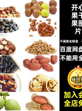 瓜子干果图片腰果PS坚果干果图片根开心果碧PNG核桃花生红枣抠图