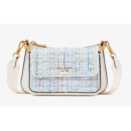 kate spade New York Morgan Tweed双Up斜挎包手拿Removable
